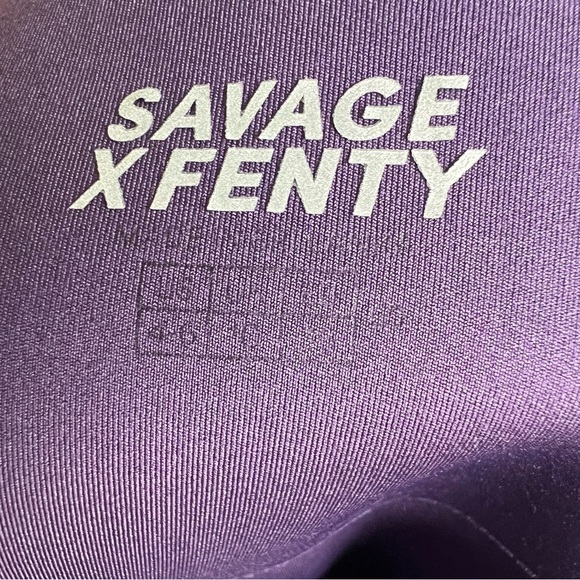 [Savage X Fenty] Deep Purple Sports Bra (M) and Leggings Set (S) - Picture 12 of 13